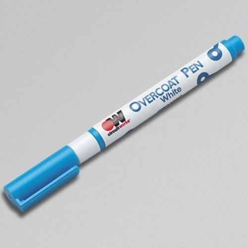 Chemtronics CW3300WHITE, CircuitWorks Overcoat Pen, White, 0.16 Pen
