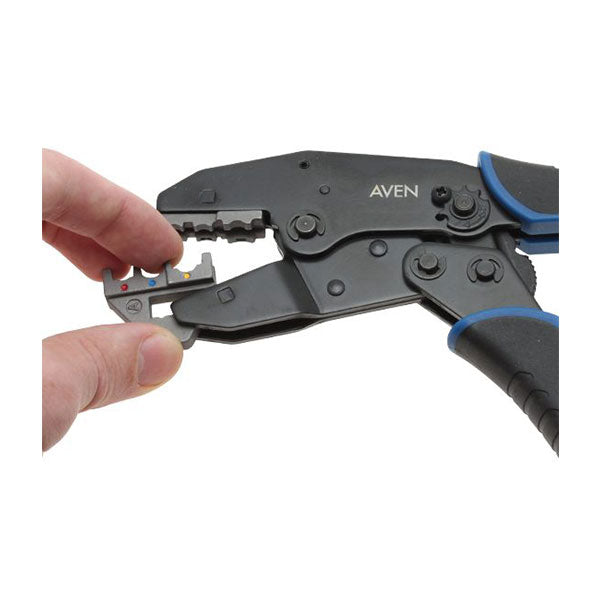 Aven Tools 10188, Crimping Tool for Insulated Terminals 22-18, 16-14, 12-10 AWG