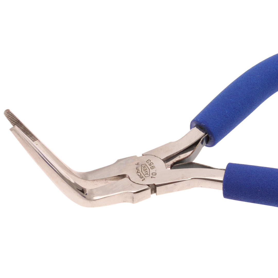 Aven Tools 10953, Needle Nose Pliers Curved, 6in