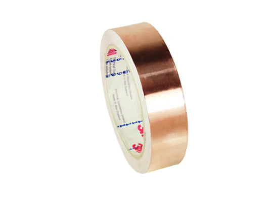 3M 7010398771 EMI Copper Foil Shielding Tape 1182, 3/4 in x 18 yd (19.05 mm x 16.5 m), Double Coate, 12 per case