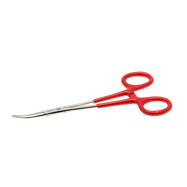 Aven Tools 12014, Hemostat Curved w/ Plastic Coated Handle, 6in