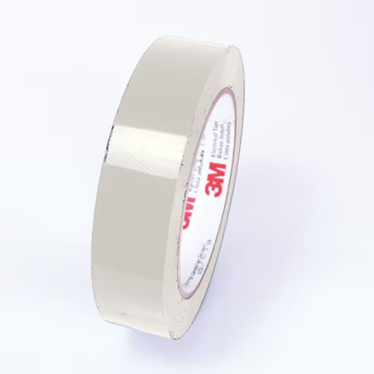 3M 7100059315 Polyester Film Electrical Tape 5, Translucent, Acrylic Adhesive, 1-mil film, 24 in x 72 yd, 3-in plastic core, Log roll, 2 Rolls