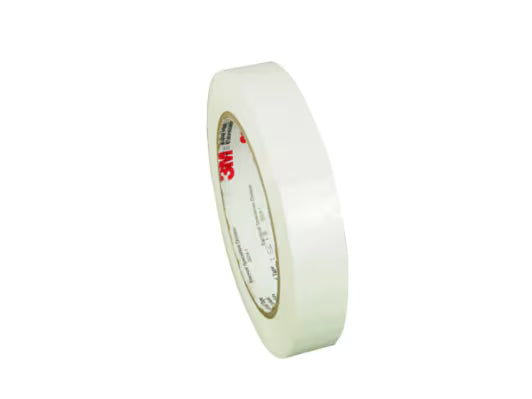 3M 7010350365 Polyester Film Electrical Tape 1351-1, White, 24 in X 72 yds, 3-in paper core, Log roll