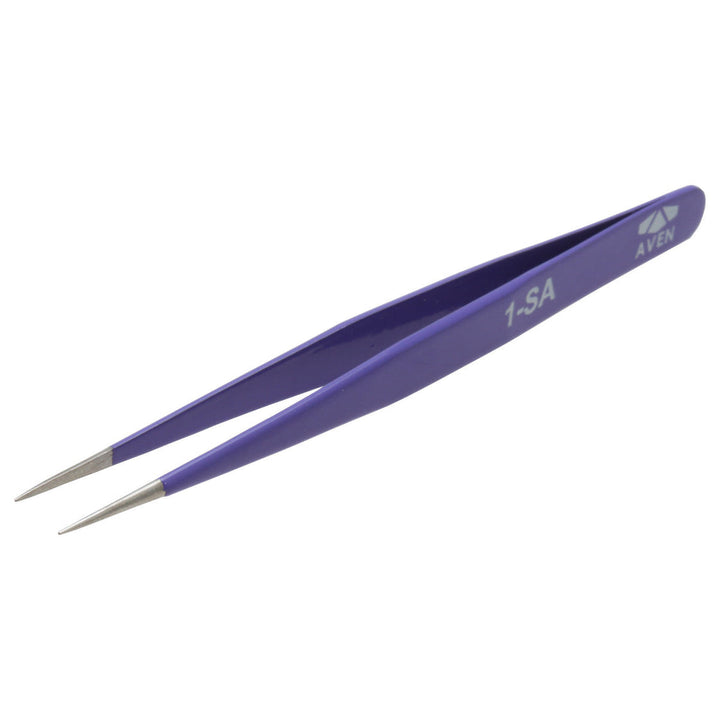 Aven Tools 18043EZ, E-Z Pik Tweezers 1-SA, Purple