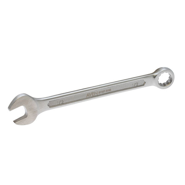 Aven Tools 21187-0102, Combination Wrench Stainless Steel 1/2in