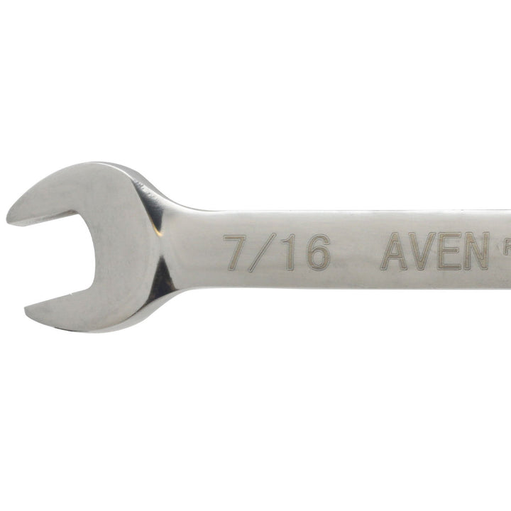 Aven Tools 21187-0716, Combination Wrench Stainless Steel 7/16in