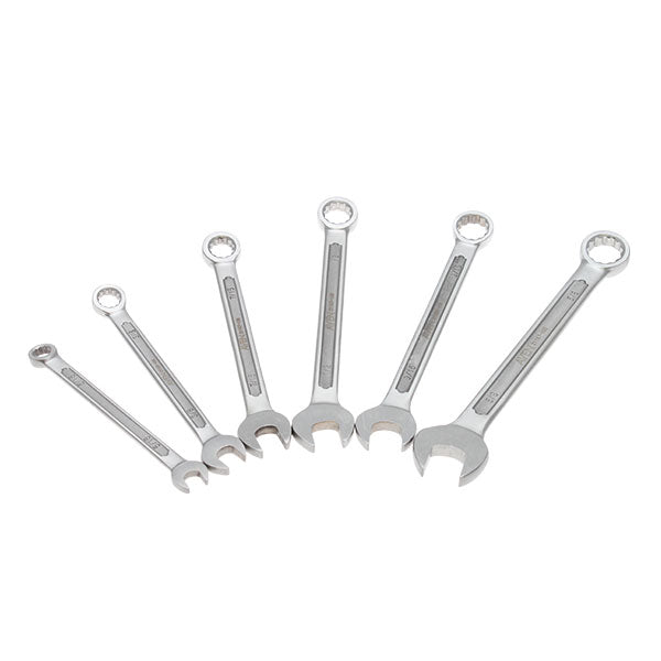 Aven Tools 21187-105, Combination Wrench Set Stainless Steel, 6 Piece Set