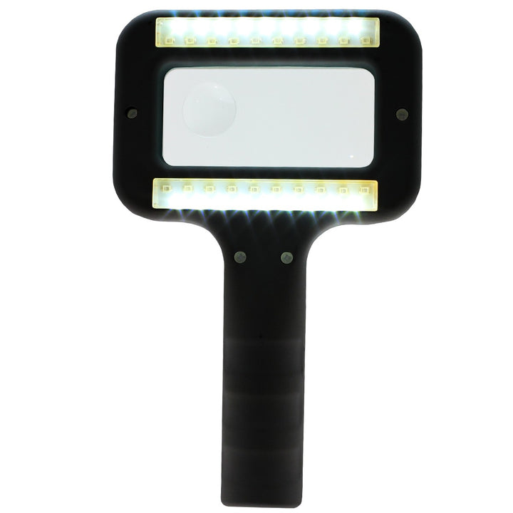 Aven Tools 26060 Wide-View Magnifier [2.25x | 4x] with Ultraviolet and White LEDs