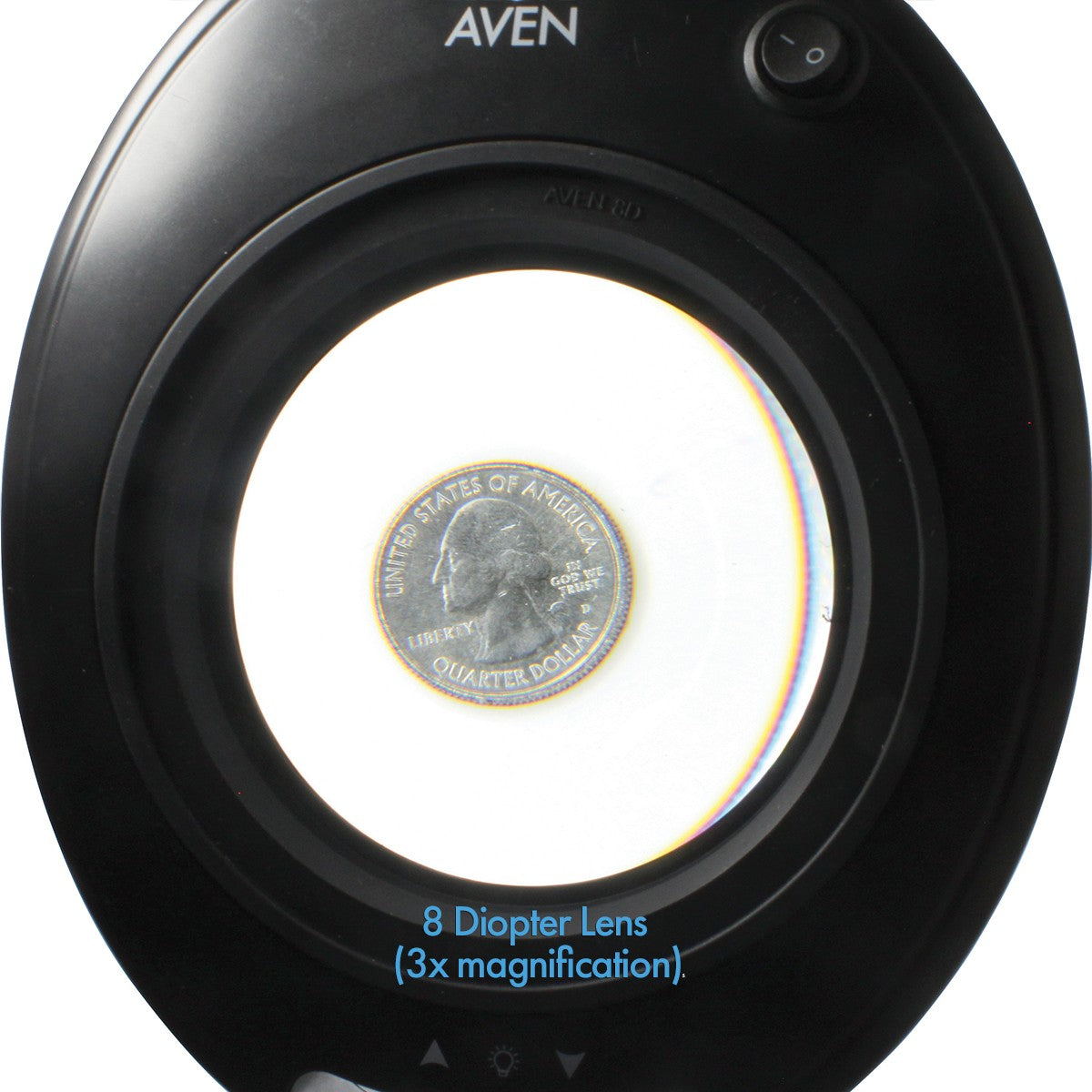 Aven Tools 26501-LED-INX-8D, In-X Magnifying Lamp Diopter 3x, Diop –  MTESolutions