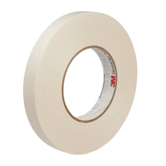3M 7010399010 Acetate Cloth Electrical Tape 28, 24 in x 216 yd, 3 in Paper Core, Log roll, 1 Roll/Case