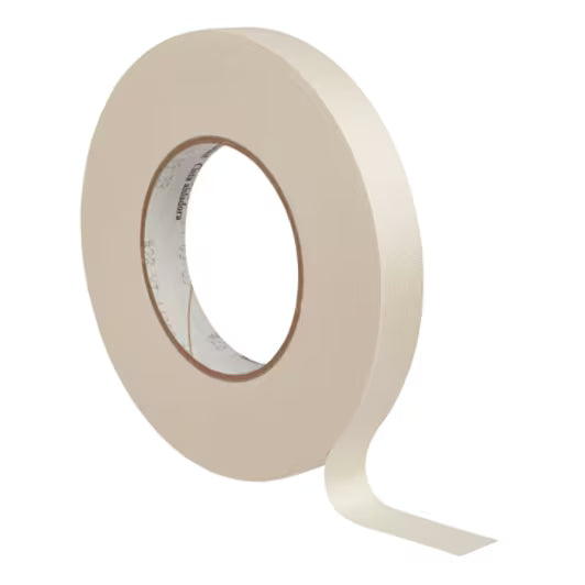 3M 7100135190 Acetate Cloth Electrical Tape 28, 24 in x 72 yd, 3 in Paper Core, Log Roll, 1 Roll/Case