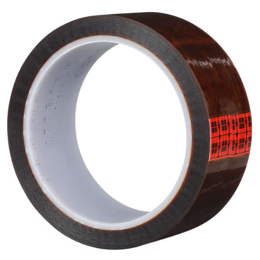 3M 7010297644 Polyimide Film Electrical Tape 1205, 2 in X 36 yds, Mini-Case, 3-in plastic core, 6 Rolls