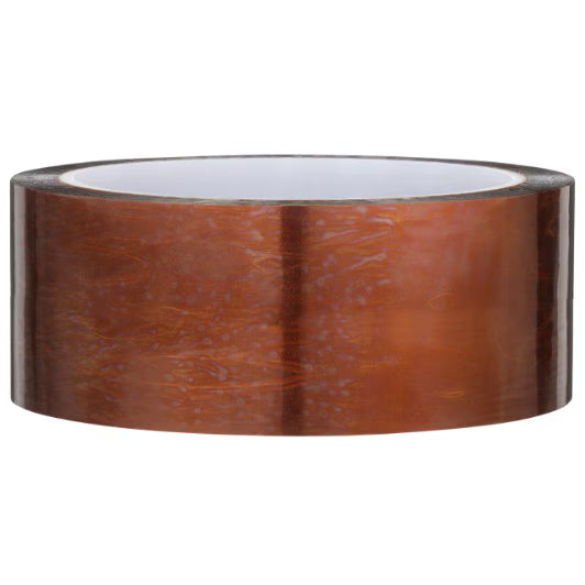 3M 7000132698 Polyimide Film Electrical Tape 1205, Amber, Acrylic Adhesive, 1 mil film, 1 in x 36 yd (25,40 mm x 33 m), 9/Case