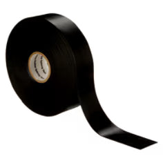 3M 7000006090 Scotch® Linerless Rubber Splicing Tape 130C, 1 in x 30 ft, Black, 1 roll/carton, 24 rolls/Case