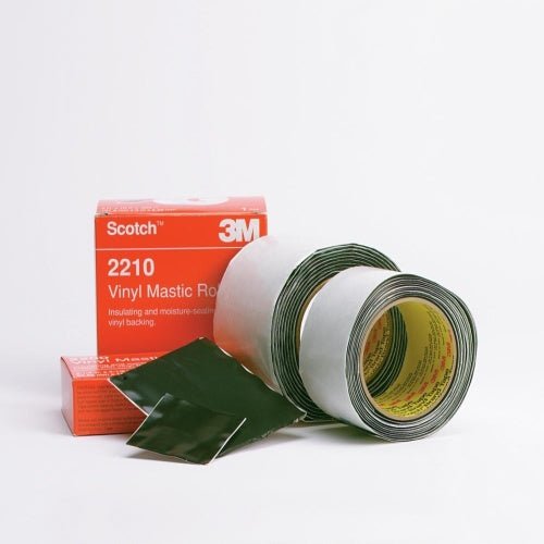 3M 7000031582 Scotch® Mastic Strip 2230, 0.624 in x 6 in, Black, 1 strips/bag, 40 strips/Case MTESolutions