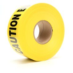 3M 7000031774 Scotch® Buried Barricade Tape 364, CAUTION BURIED ELECTRIC LINE BELOW, 3 in x 1000 ft, Yellow, 8 rolls/Case MTESolutions