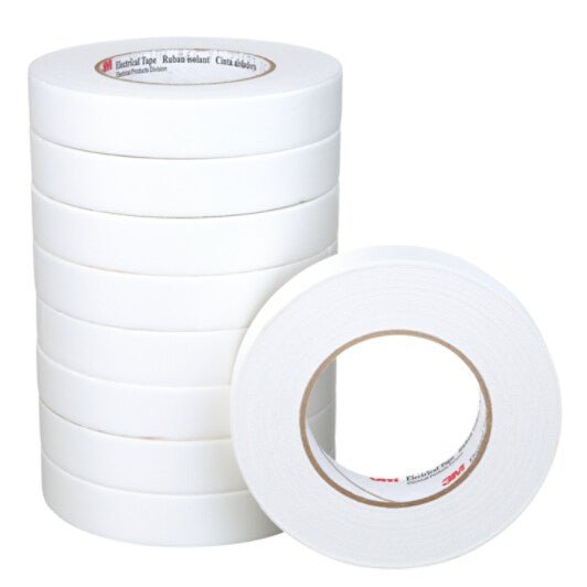 3M 7000132712 Glass Cloth Electrical Tape 27, 1 in x 60 yd Bulk, on 1 in Core, 36 rolls/case MTESolutions