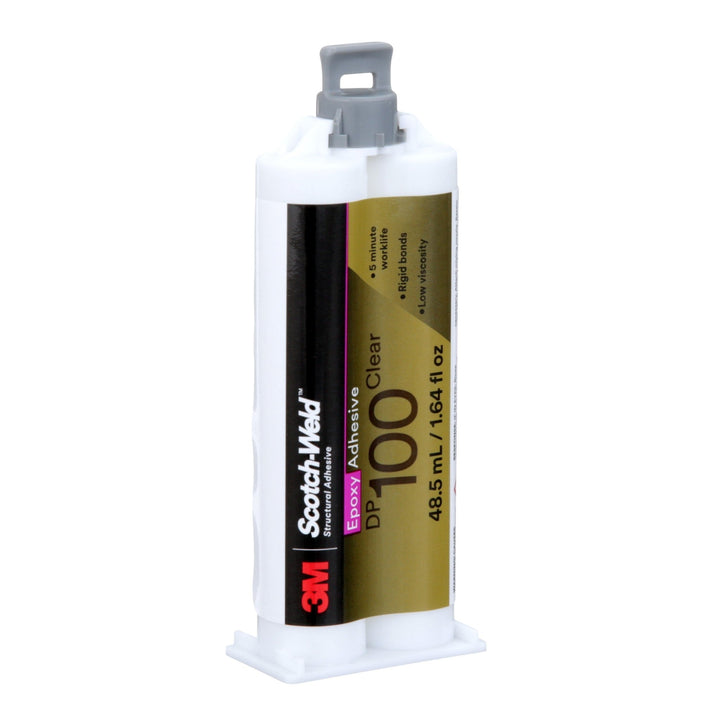 3M 7100148763 Scotch - Weld Epoxy Adhesive DP100, Clear, 48.5 mL Duo - Pak MTESolutions