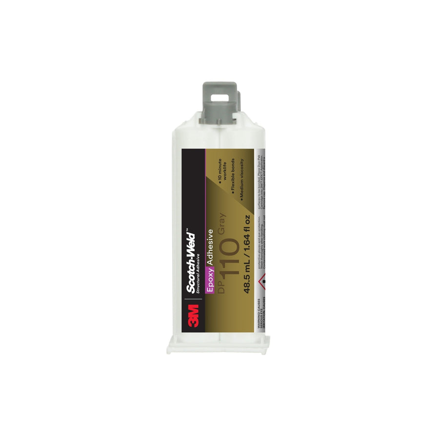 3M 7100148777 Scotch - Weld Epoxy Adhesive DP110, Gray, 48.5 mL Duo - Pak MTESolutions
