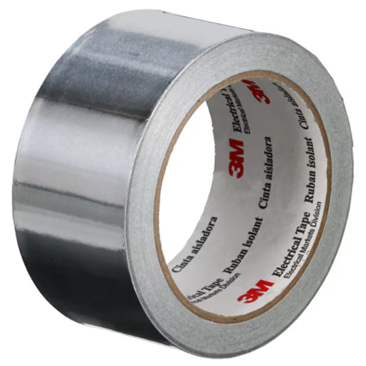 3M 7000132702 EMI Aluminum Foil Shielding Tape 1170, 2 in x 18 yd, 5 per case