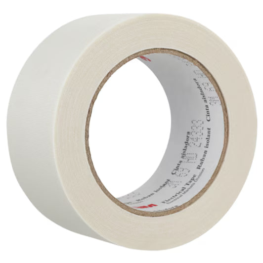 3M 7010398757 Glass Cloth Electrical Tape 69, 2 in X 66 ft, 3-in paper core, Bulk, 20 Rolls/Case