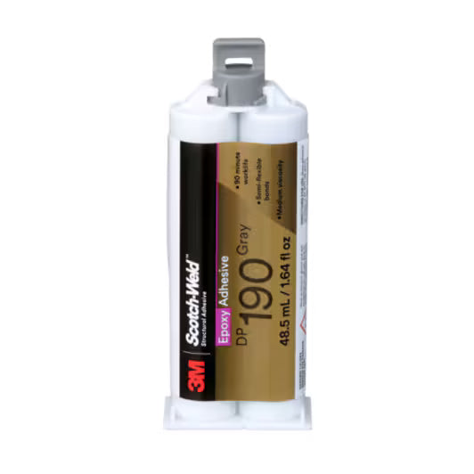 3M 7010410438 3M™ Scotch-Weld™ Epoxy Adhesive DP190, Gray, 48.5 mL Duo-Pak