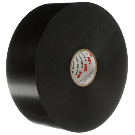 3M 7000006135 Scotchrap™ Vinyl Corrosion Protection Tape 51, 2 in x 100 ft, Unprinted, Black, 12 rolls/Case