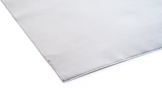 3M 7100050369 EMI Aluminum Foil Shielding Tape 1170, 7.7 in x 10 in sheet, 10 Sheets/Bag