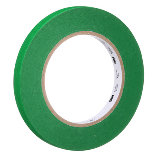 3M UV Resistant Green Masking Tape, Variety of Sizes, Sold per Case