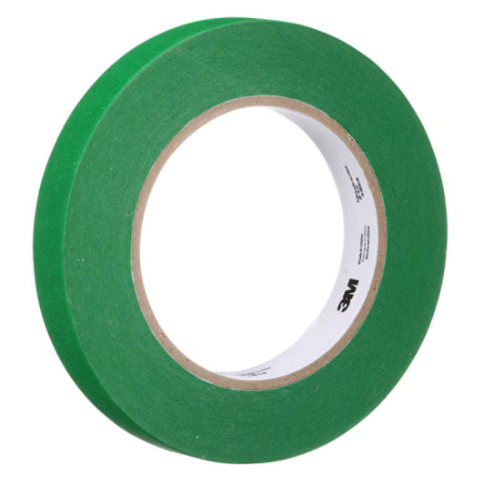 3M UV Resistant Green Masking Tape, Variety of Sizes, Sold per Case