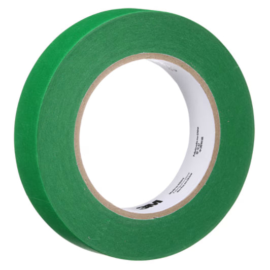 3M UV Resistant Green Masking Tape, Variety of Sizes, Sold per Case