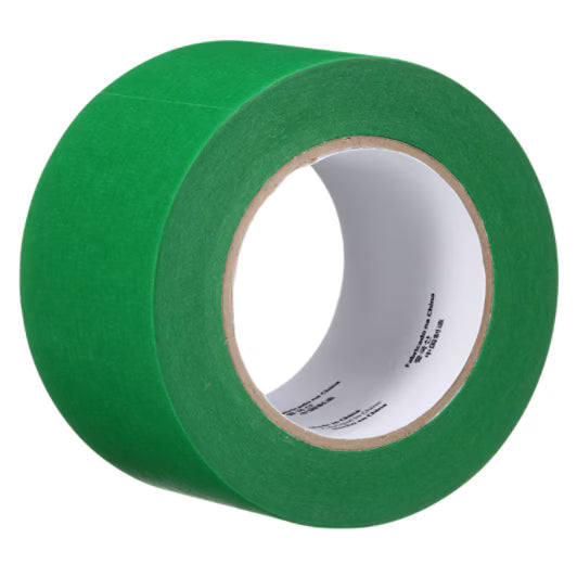 3M UV Resistant Green Masking Tape, Variety of Sizes, Sold per Case