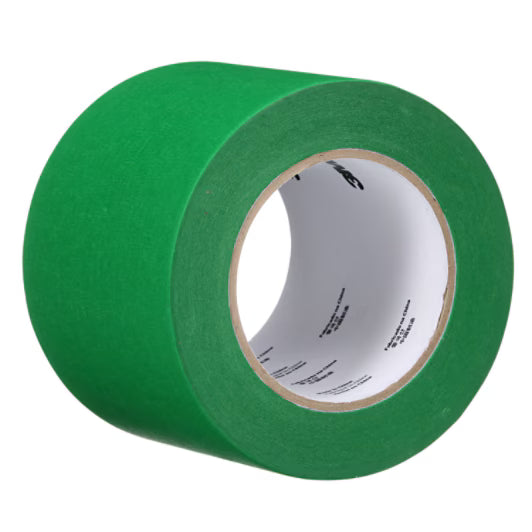 3M UV Resistant Green Masking Tape, Variety of Sizes, Sold per Case