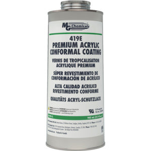 MG Chemicals 419E-1L, Premium Acrylic Conformal Coating, 1L Can, Case of 6