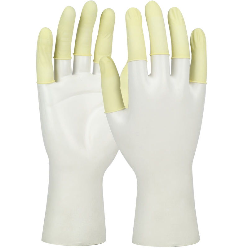 QRP® QualaSheer® XC 5C Powder-Free Vacuum Sealed Latex Finger Cots ISO 5 (Class 100)