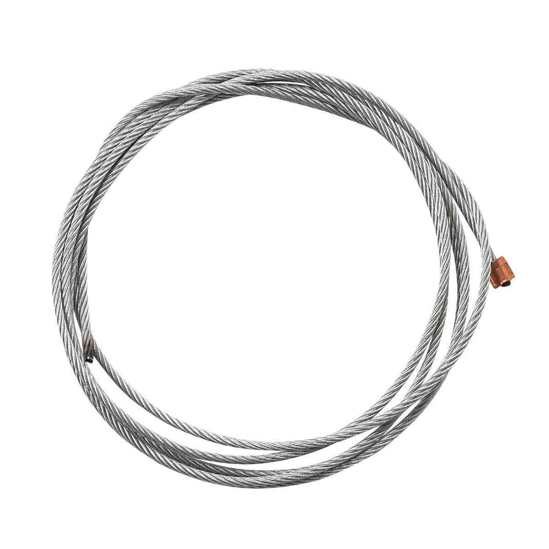 Brady 65319, Lockout Cables 0.125 in Dia x 8 ft L Steel Silver