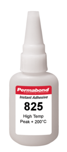 Permabond 825 CA008250001Z0101 Cyanoacrylate High Temp Instant Adhesive 1 oz bottle/case of 10