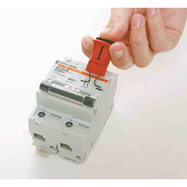 Brady 90850, Miniature Circuit Breaker Lockout Device, Pin-Out Wide (POW)