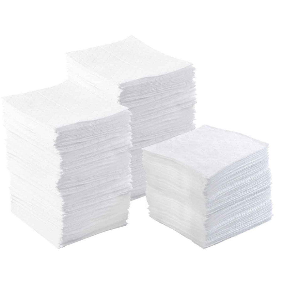 Brady BPO500, BASIC® Oil Only Absorbent Pads, Light Weight, 15"x 17", Absorbency Capacity 17 gal, Bale of 100 Pads