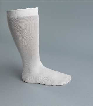 Choice CHSOCKR1050 Cleanroom Socks 99% Continuous Filament Polyester / 1% Spandex Cleanroom Socks