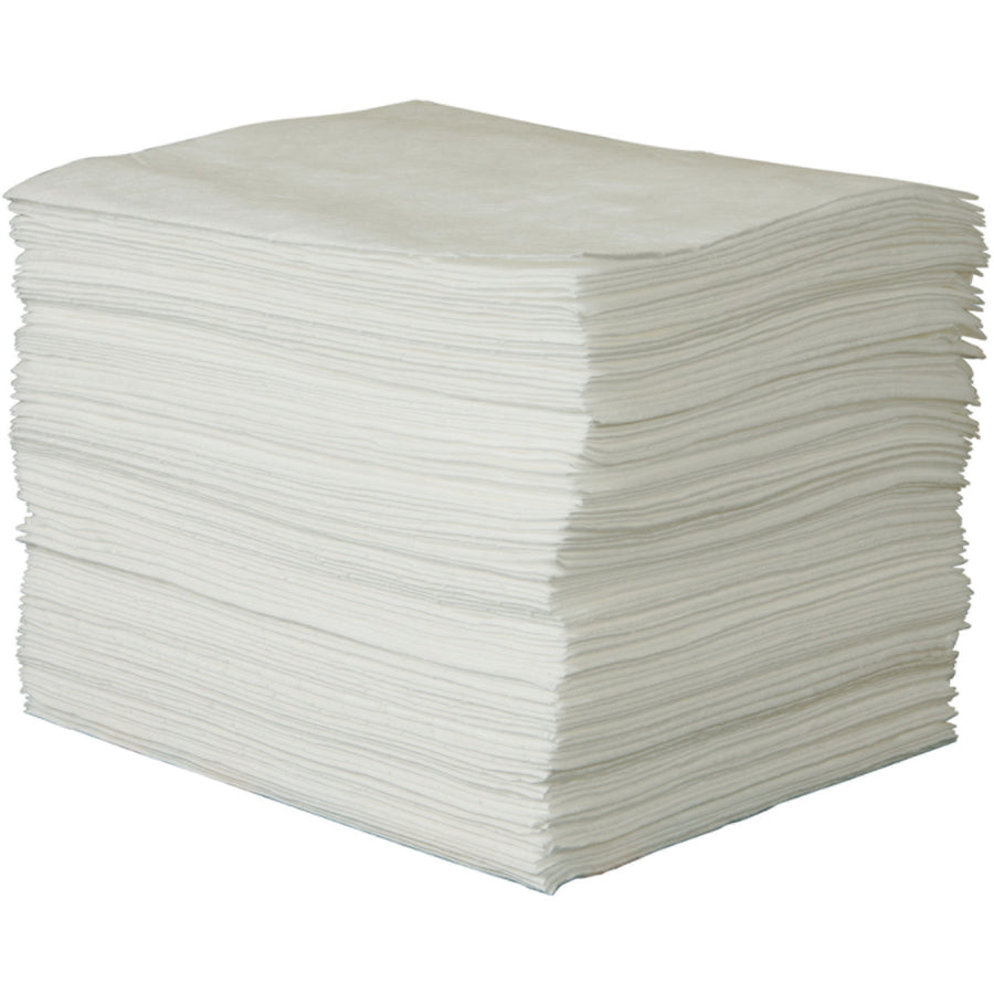 Brady ENV100, ENV® Oil Only Absorbent Pads, Heavy Weight, 15" x 19", Absorbency Capacity 33 gal, Bale of 100 Pads