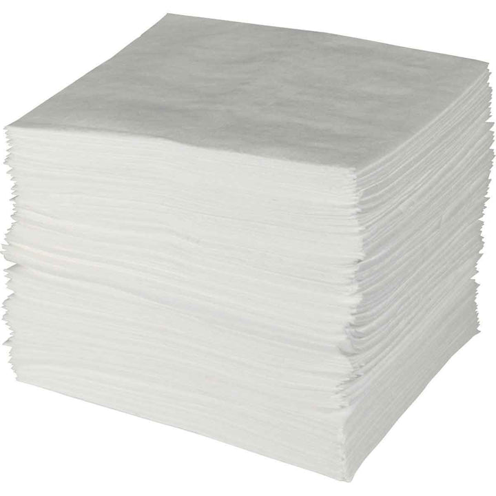 Brady ENV300, ENV® Oil Only Absorbent Pads, Medium Weight, 15" x 19", Absorbency Capacity 23.2 gal, Bale of 100 Pads