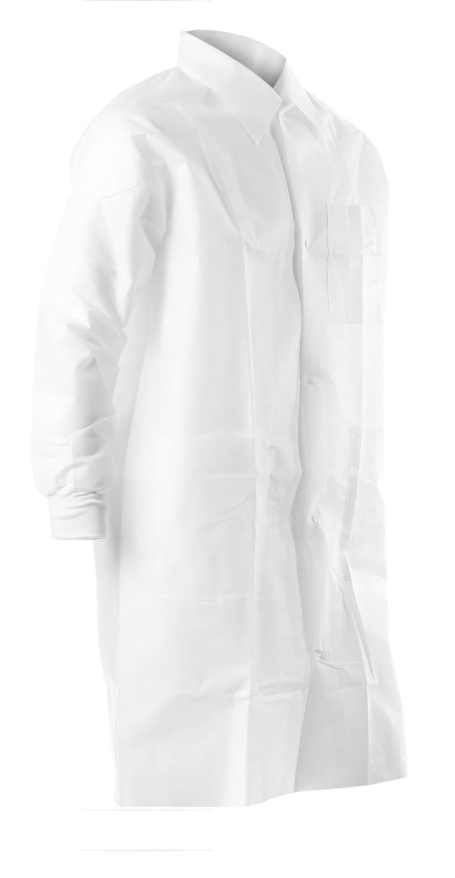 Alpha Pro Tech LC-32632-5 AlphaGuard® Lab Coat, Tapered Collar, 2XL, White