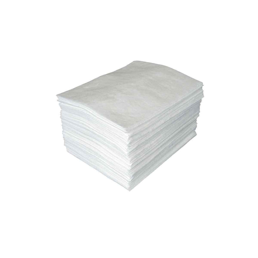 Brady MXO1000, Oil Only Absorbent Pads, Light Weight,  15" x 19", Absorbency Capacity 26 gal, Case of 100 Pads