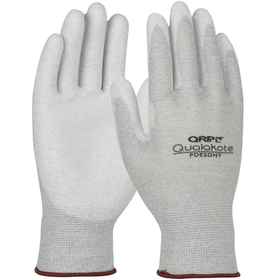 QRP® Qualakote® PDESDNY Seamless Knit Nylon/Carbon Fiber with Polyurethane Coated Grip Gloves