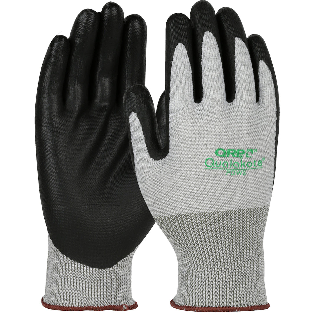 QRP® Qualakote® PDWS Seamless Knit Nylon/Carbon Fiber with Nitrile Foam Grip Gloves