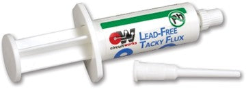 Chemtronics CW8700, CircuitWorks Lead-Free Tacky Flux, 0.12oz Syringe, Case of 12