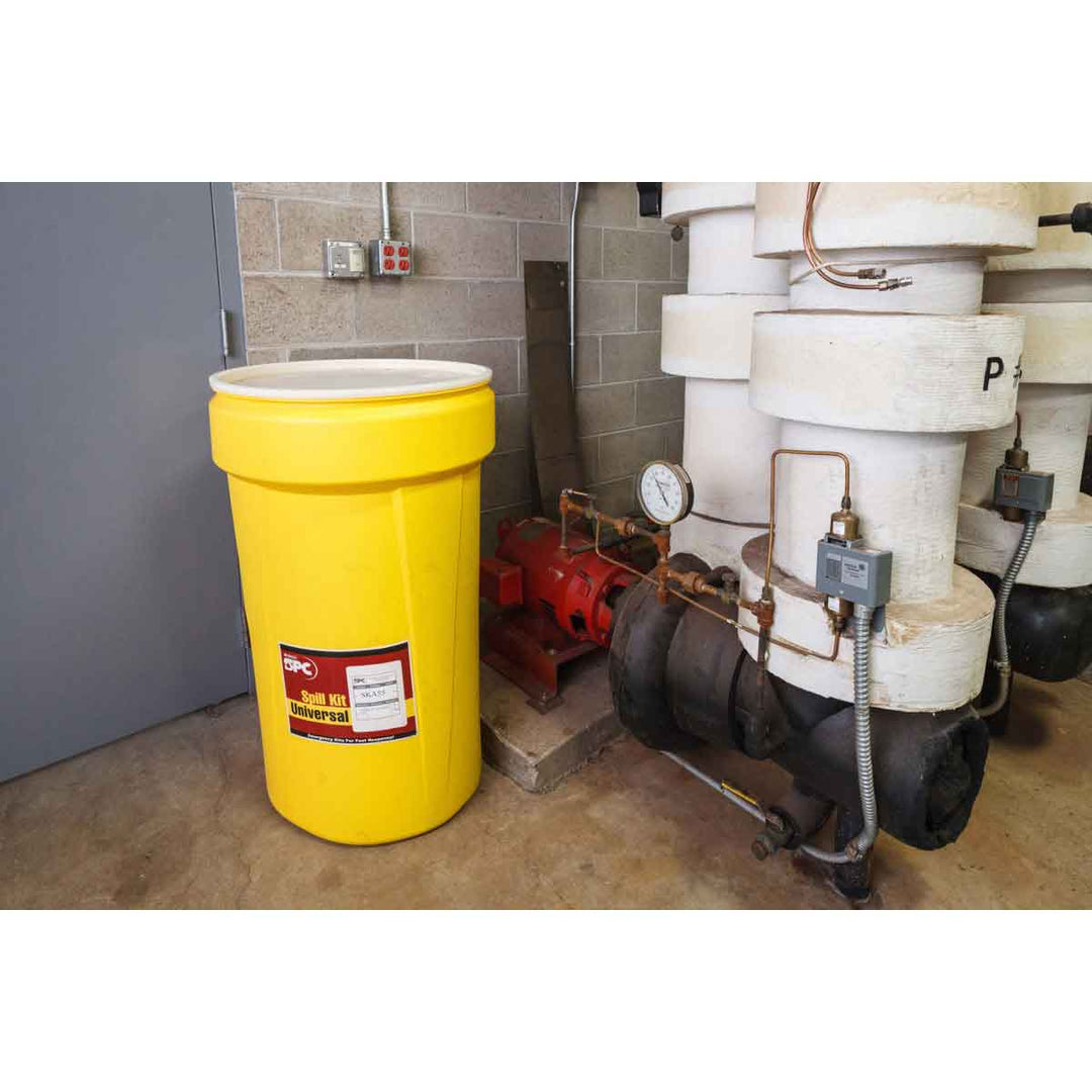 Brady SKA55-TAA, ALLWIK® 55-Gallon Drum Spill Control Kit - Universal Application, TAA Approved