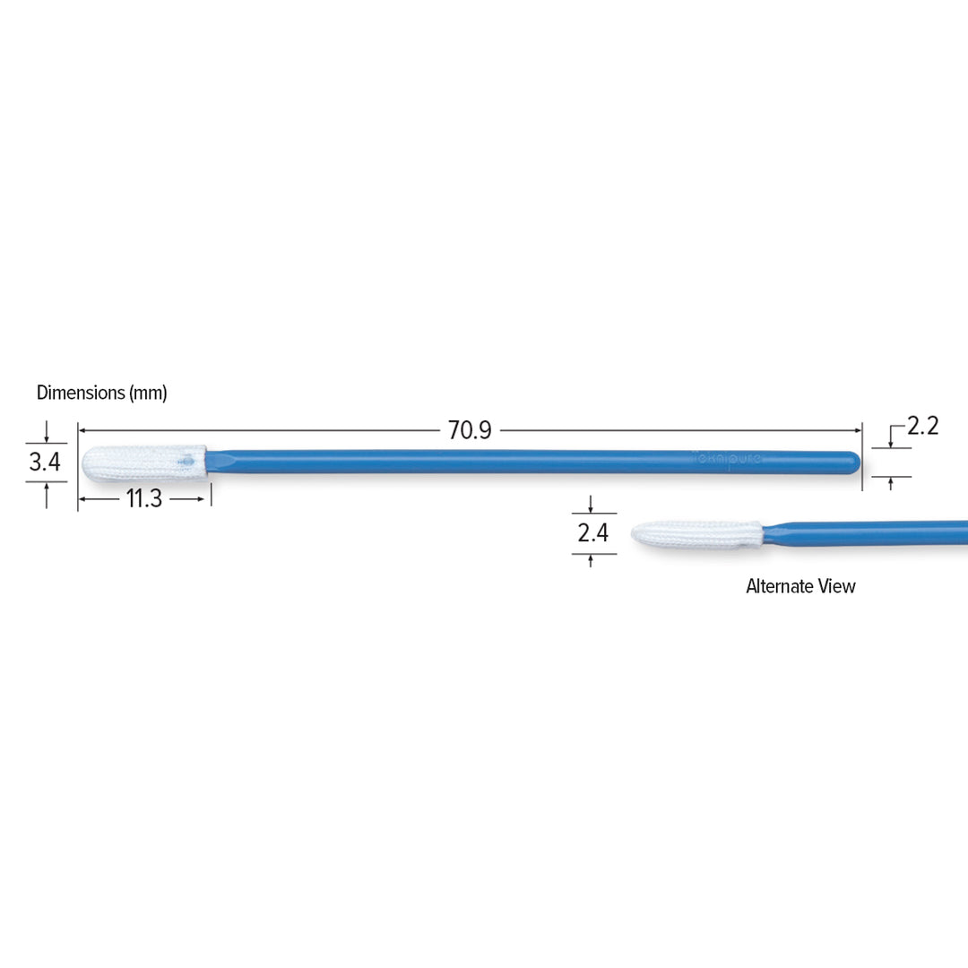 Teknipure TKS551P, TekniSwab Polyester Small Swab, 2.791 in