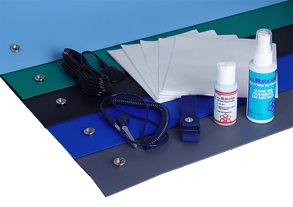 ACL Staticide DMP2448DG Dark Gray 24" x 48" Dualmat Kit MTESolutions